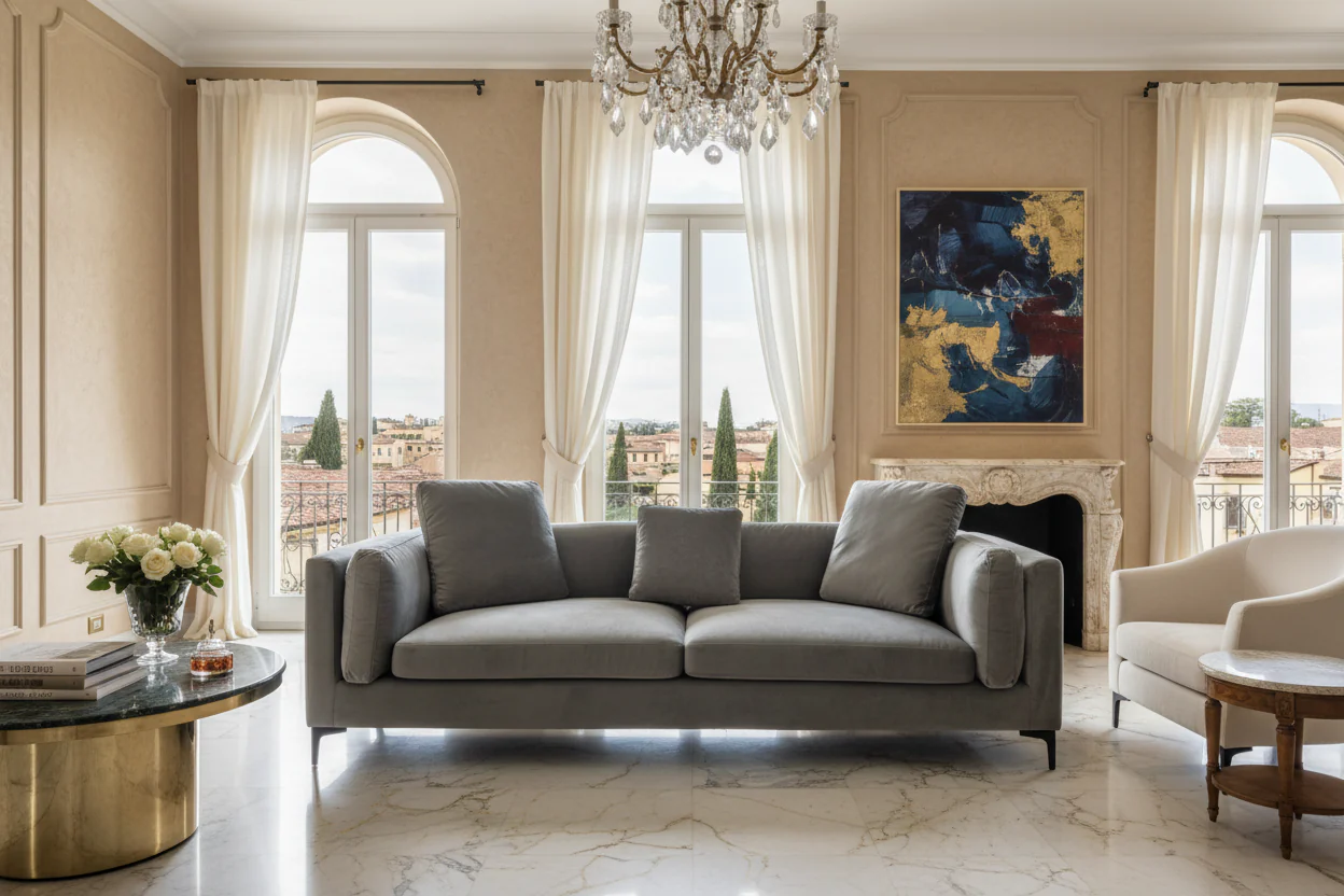 Milano Velvet Sofa - Image 2