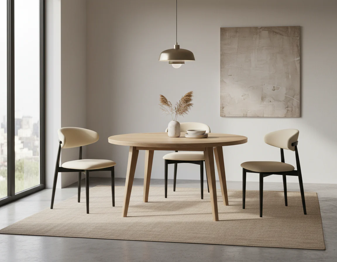Minimal Curve Dining Chair - Image 5