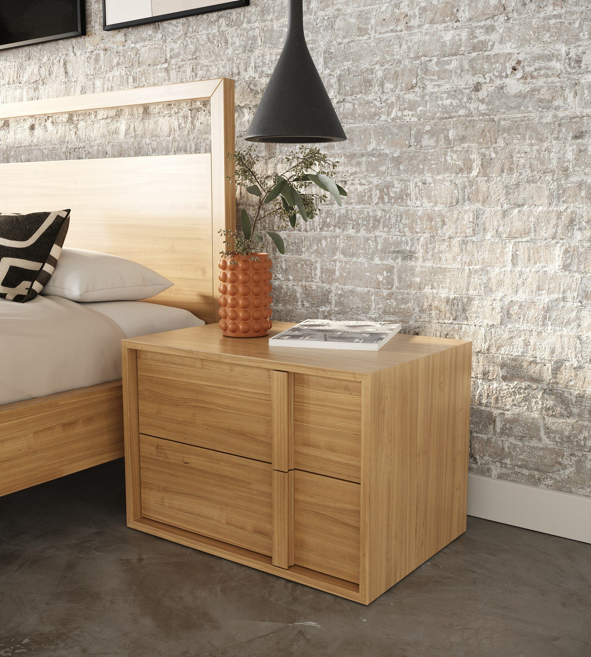 Sable Oak Nightstand - Image 3