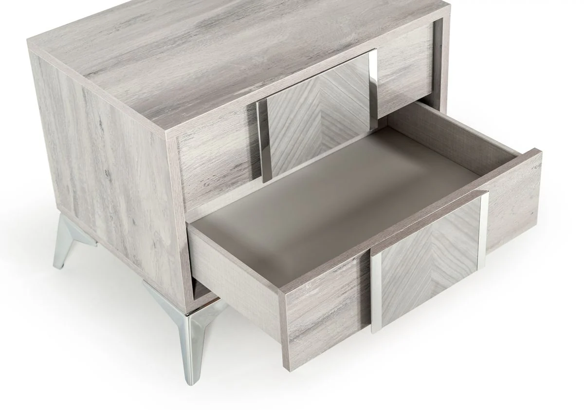 Mirage Grey Nightstand - Image 3