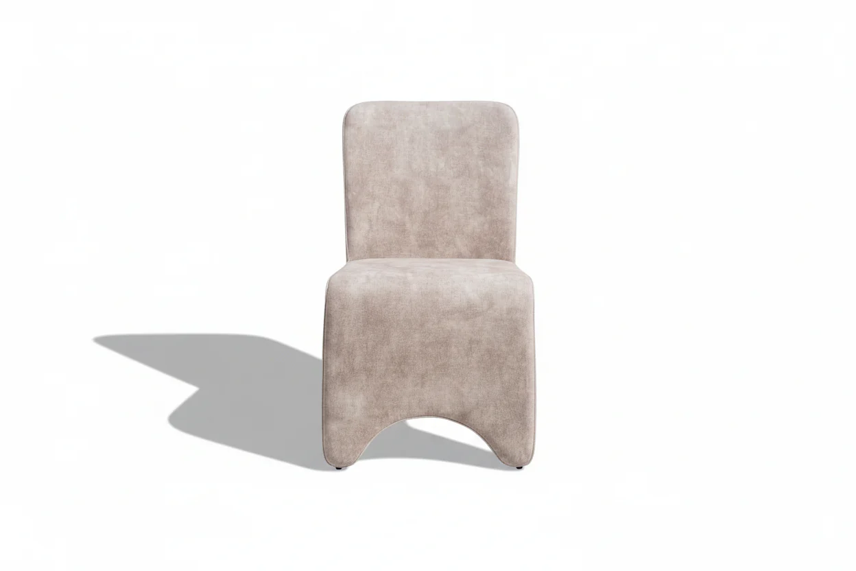 Mod Wave Velvet Dining Chair