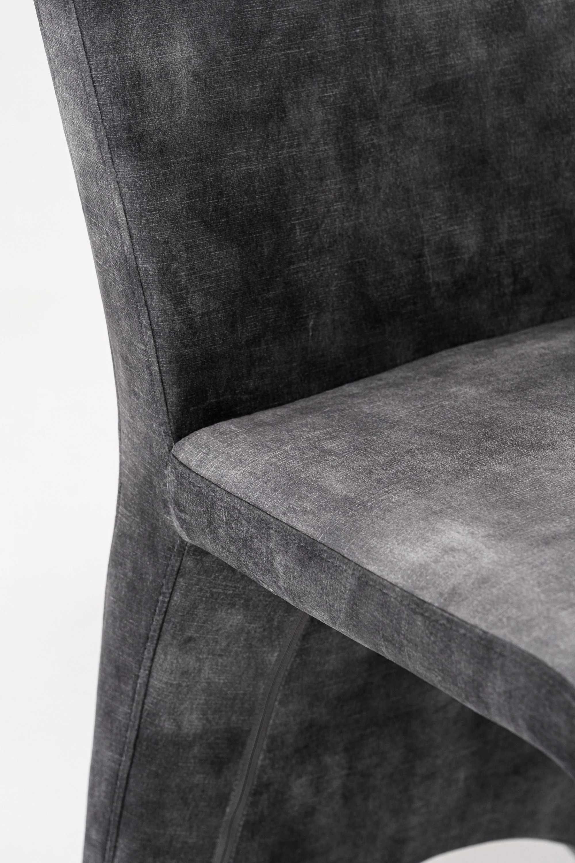Mod Wave Velvet Dining Chair - Image 11
