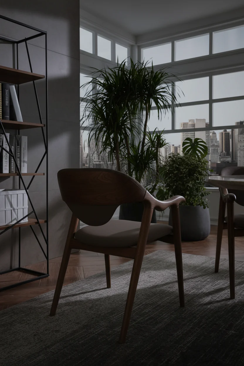 Modern Curve Dining Chair - Image 10