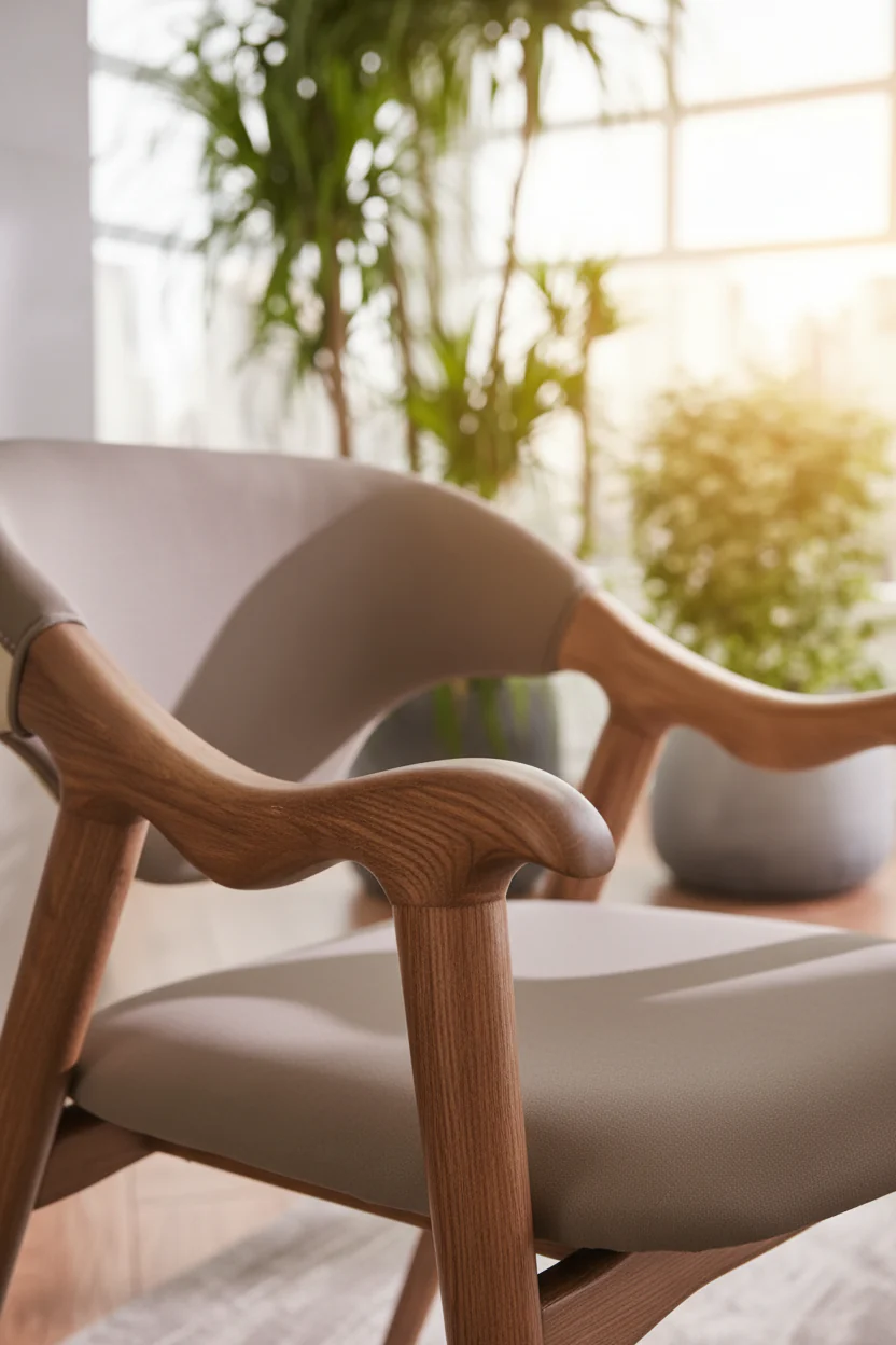 Modern Curve Dining Chair - Image 12