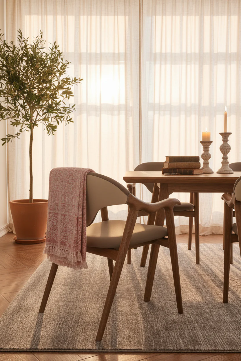 Modern Curve Dining Chair - Image 6