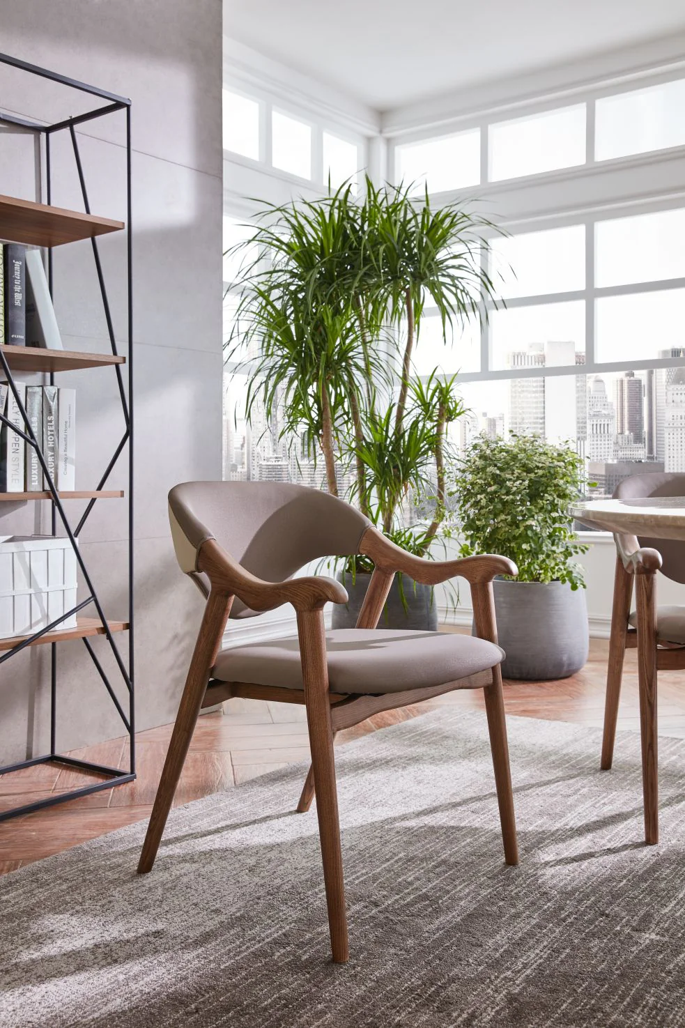 Modern Curve Dining Chair - Image 7