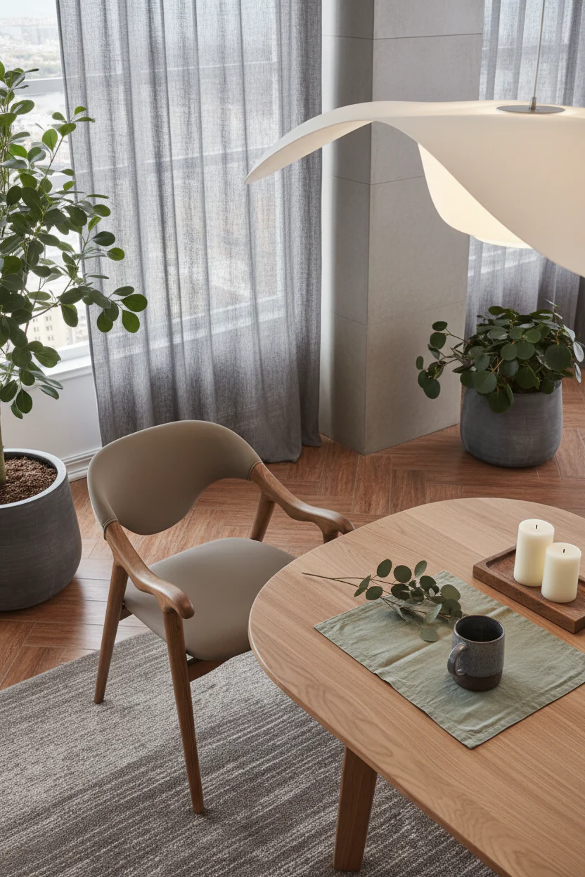 Modern Curve Dining Chair - Image 8