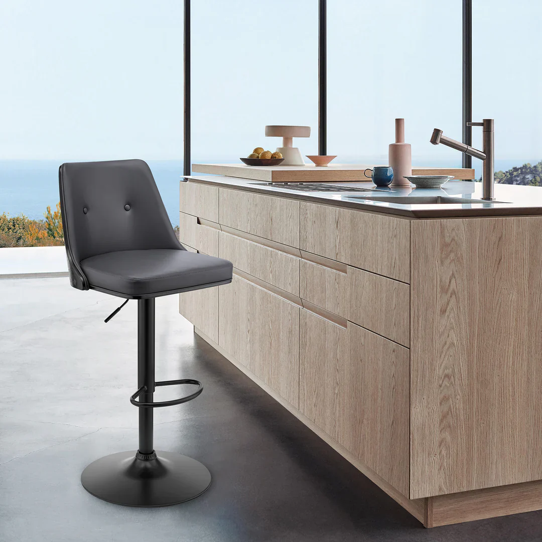 Modern Elegance Adjustable Bar Stool - Image 4