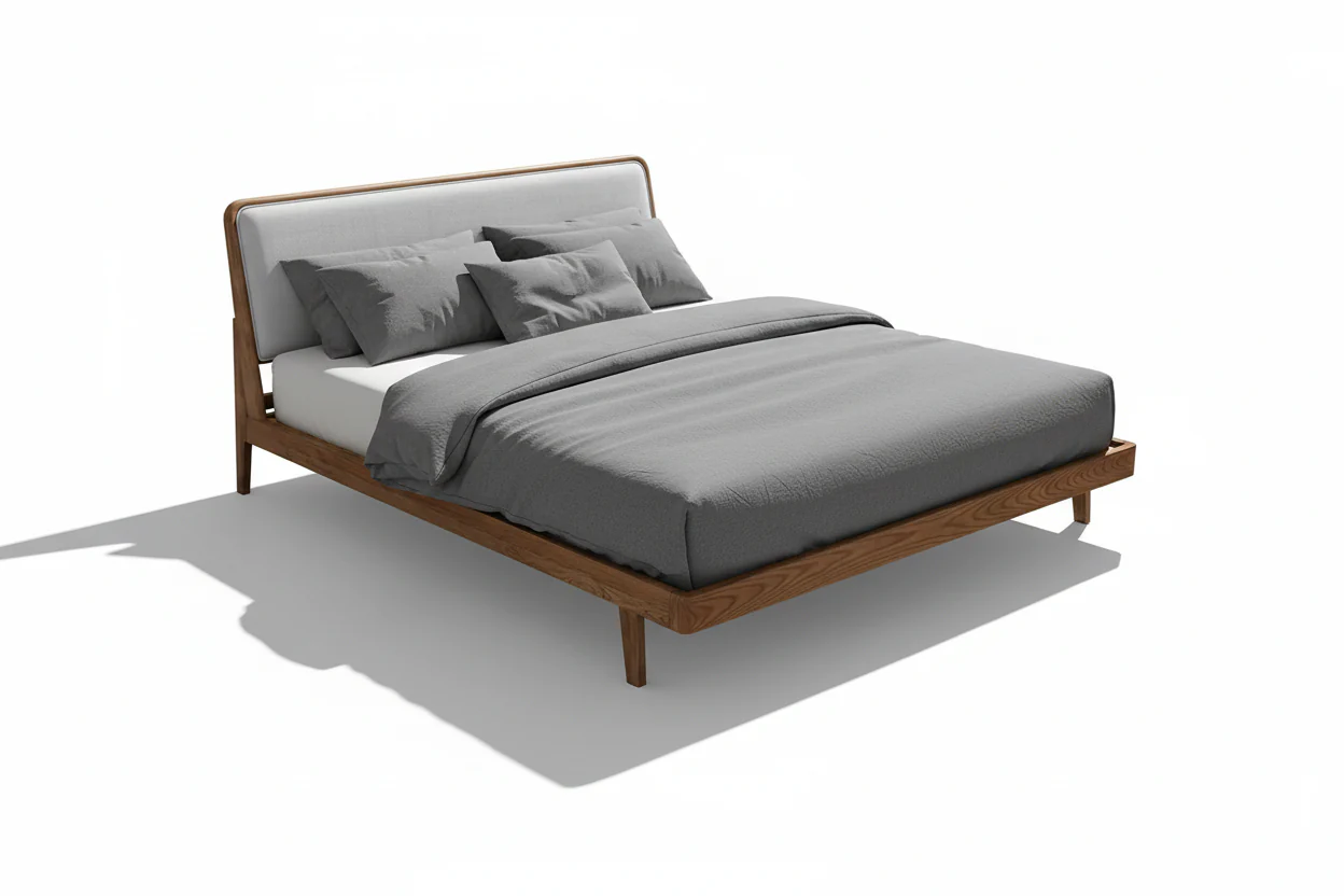 Modern Elegance Upholstered Bed - Image 11