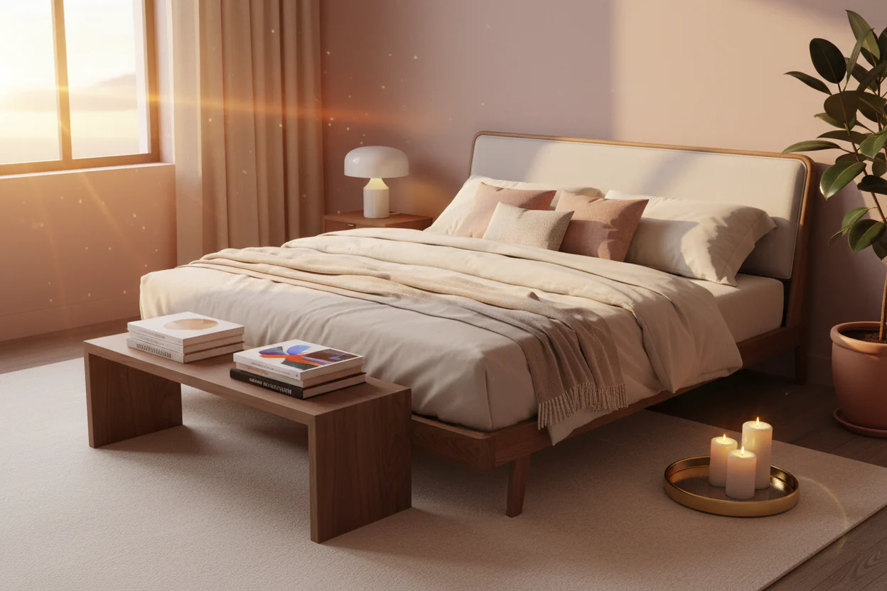 Modern Elegance Upholstered Bed - Image 2