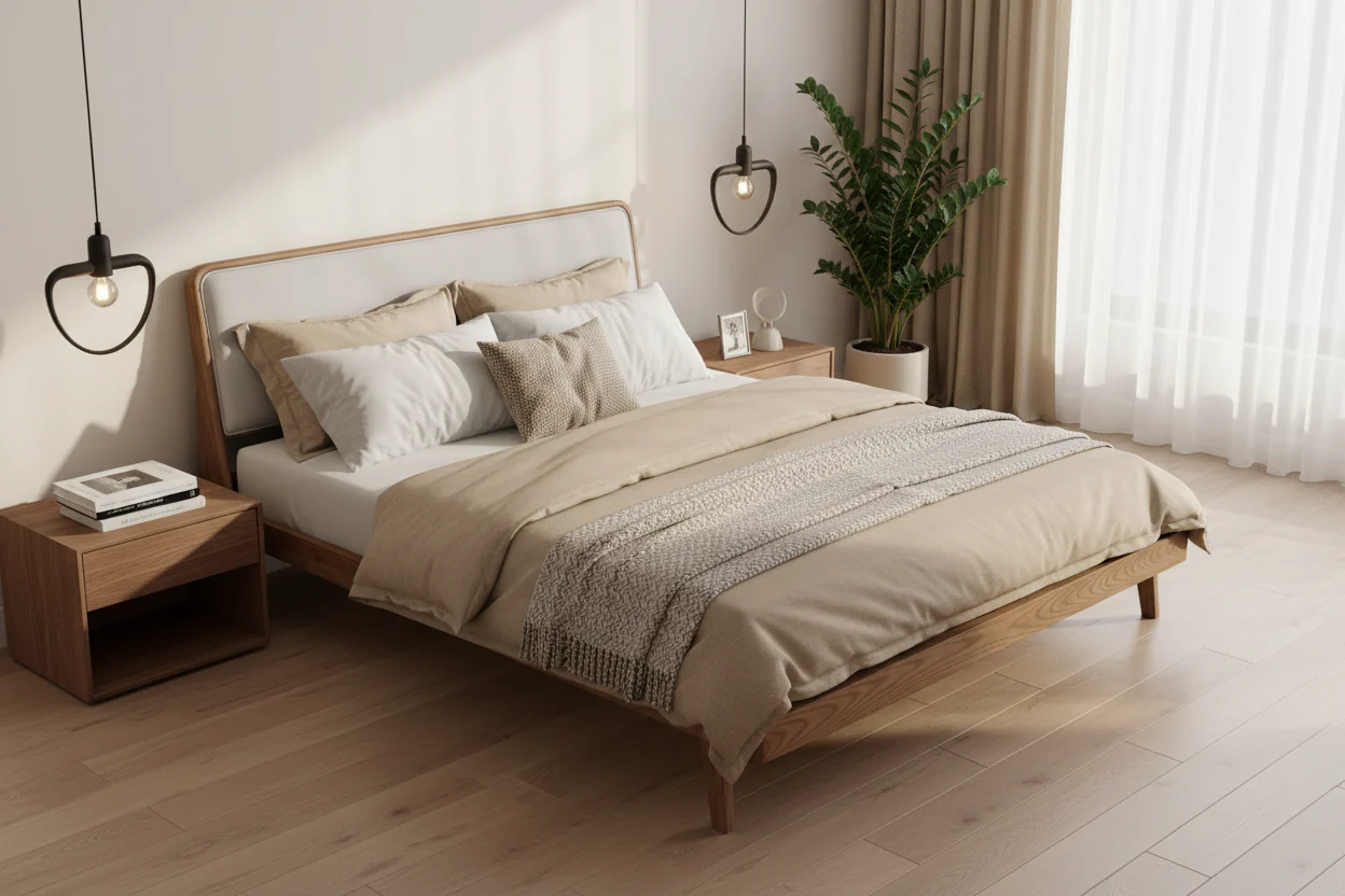 Modern Elegance Upholstered Bed - Image 4