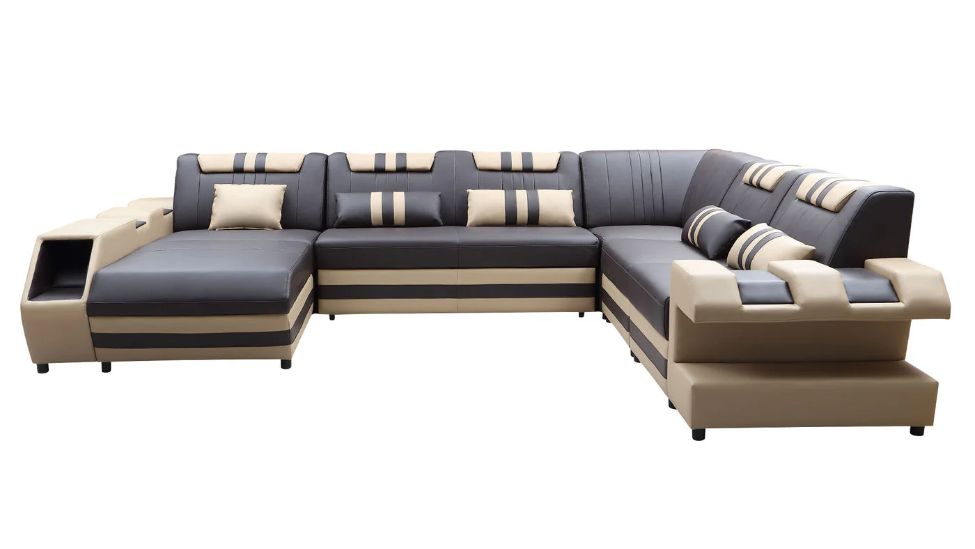 Aero Leather LED Sectional - Image 12