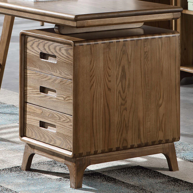 Modern Minimalist Wooden Office Desk Set - Image 4