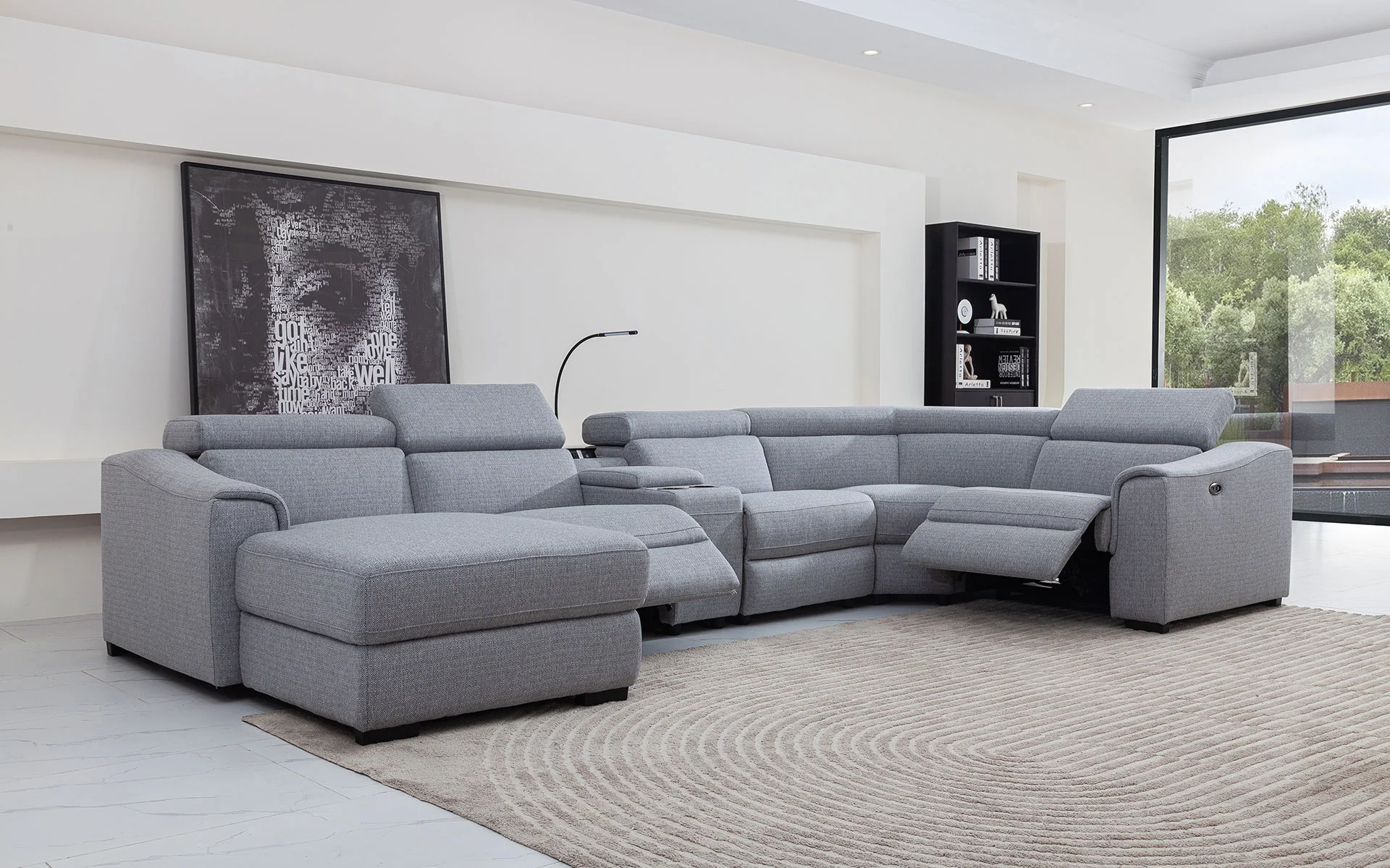 Vittoria Modern Motion Reclining Sectional - Image 16