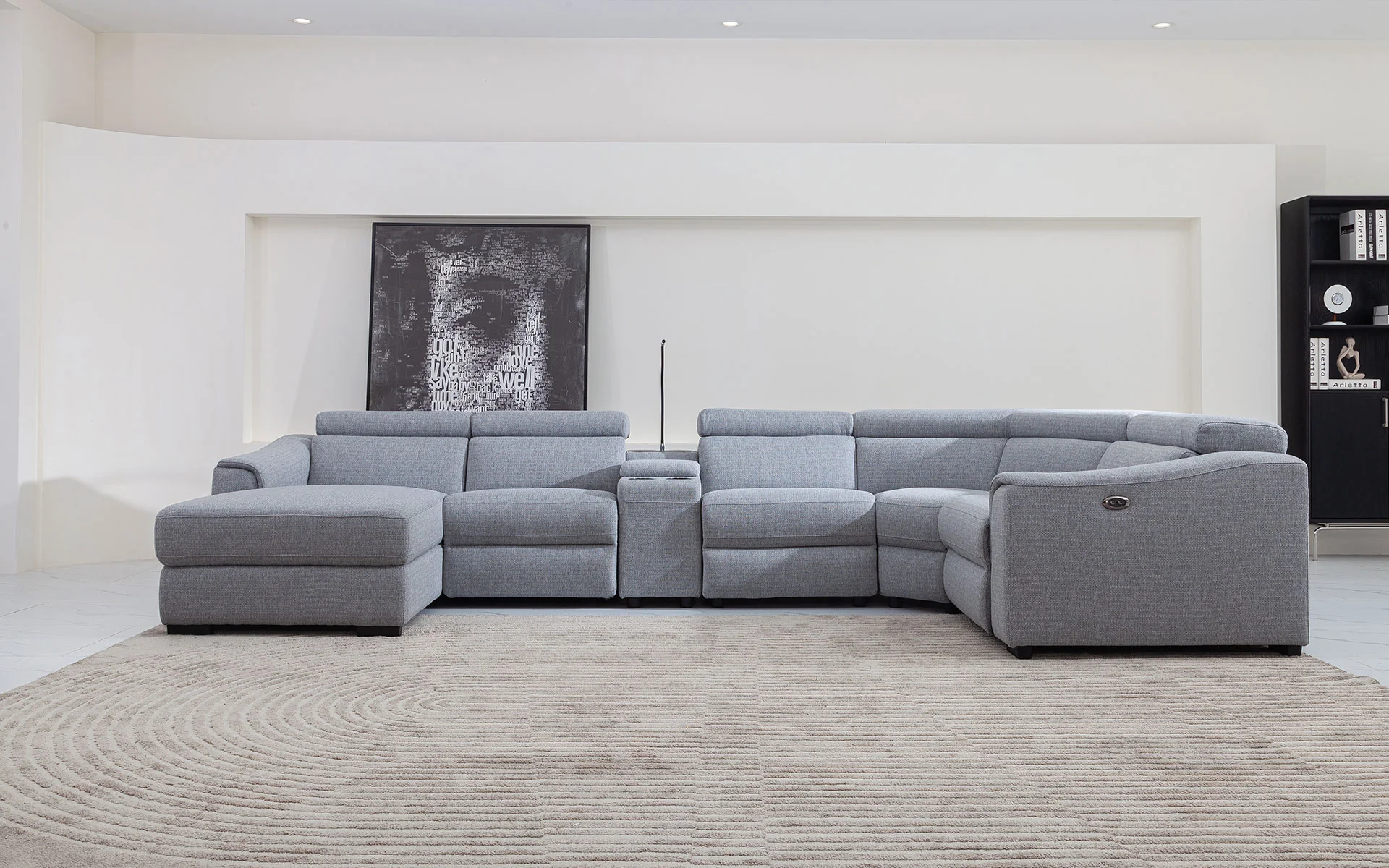 Vittoria Modern Motion Reclining Sectional - Image 17