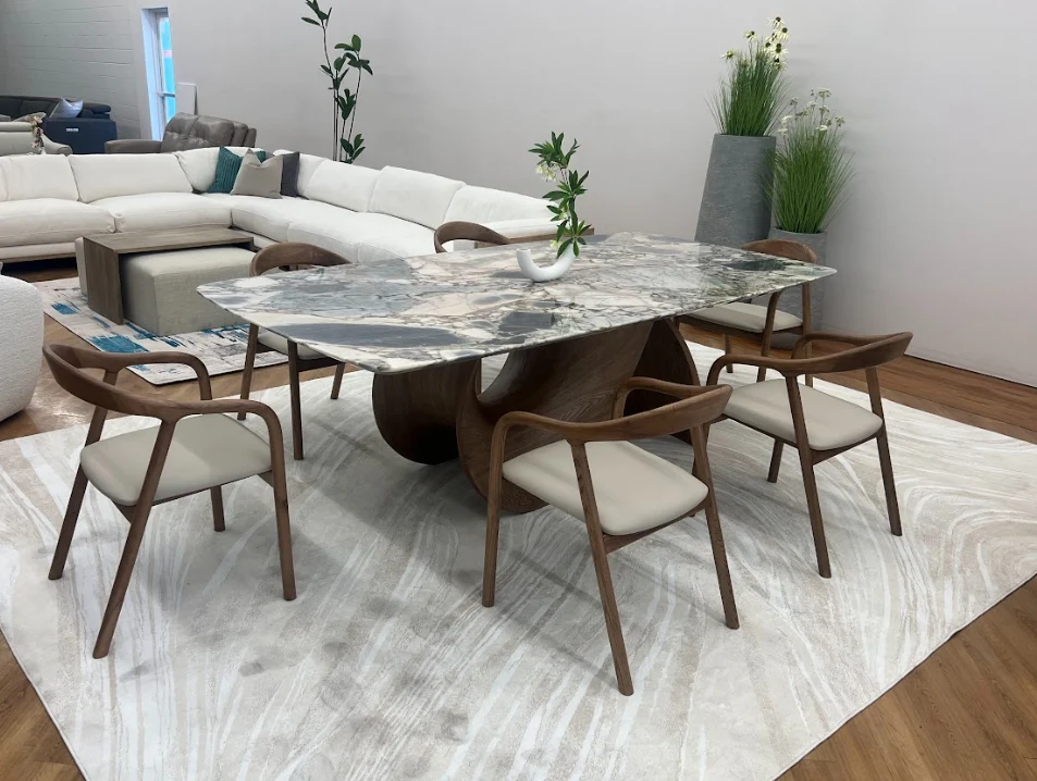 Koi Marble Dining Table - Image 10