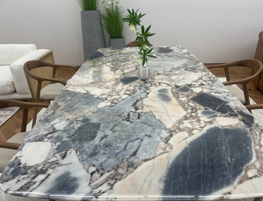 Koi Marble Dining Table - Image 11