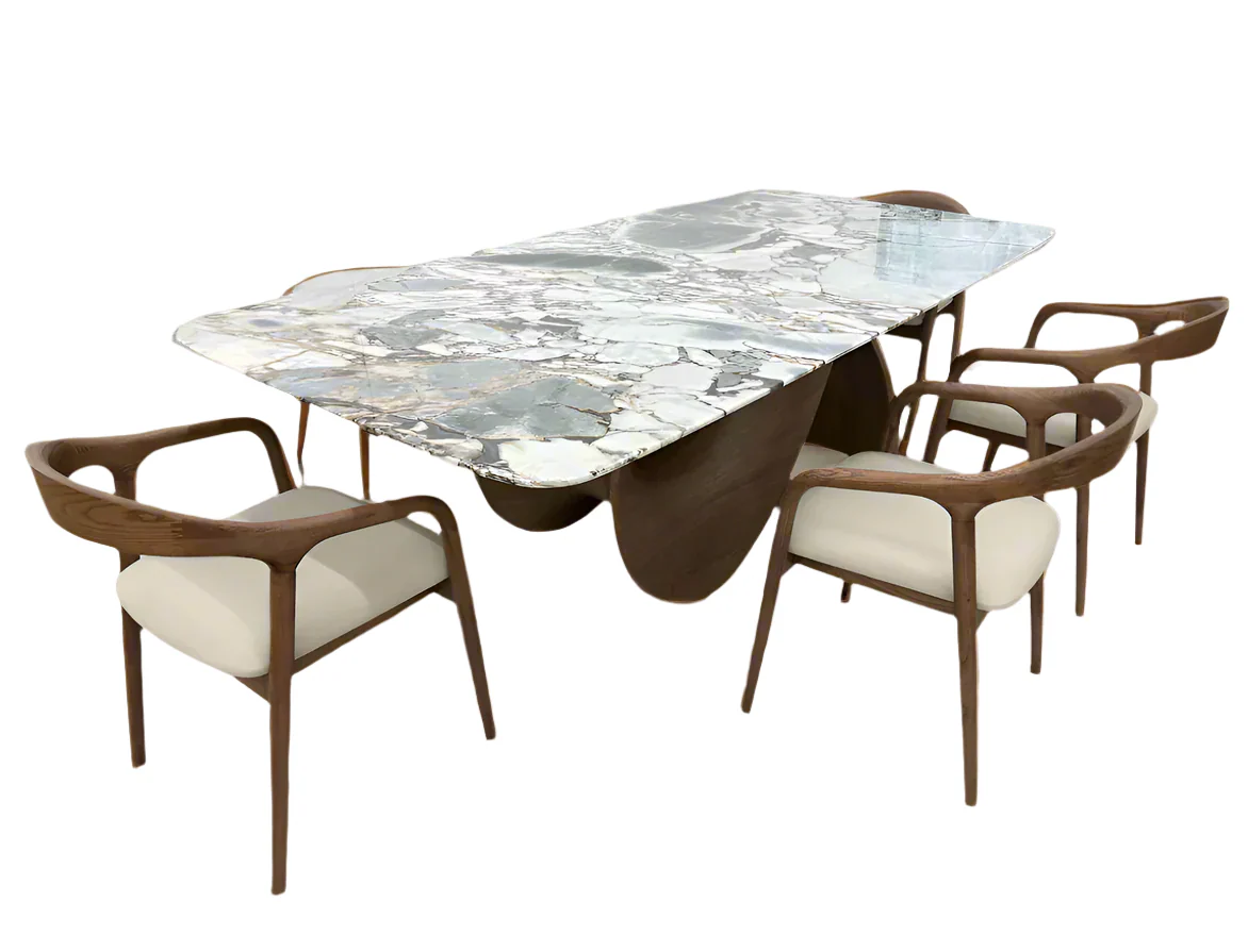 Koi Marble Dining Table - Image 13