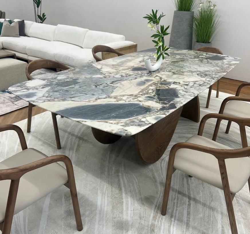 Koi Marble Dining Table - Image 9