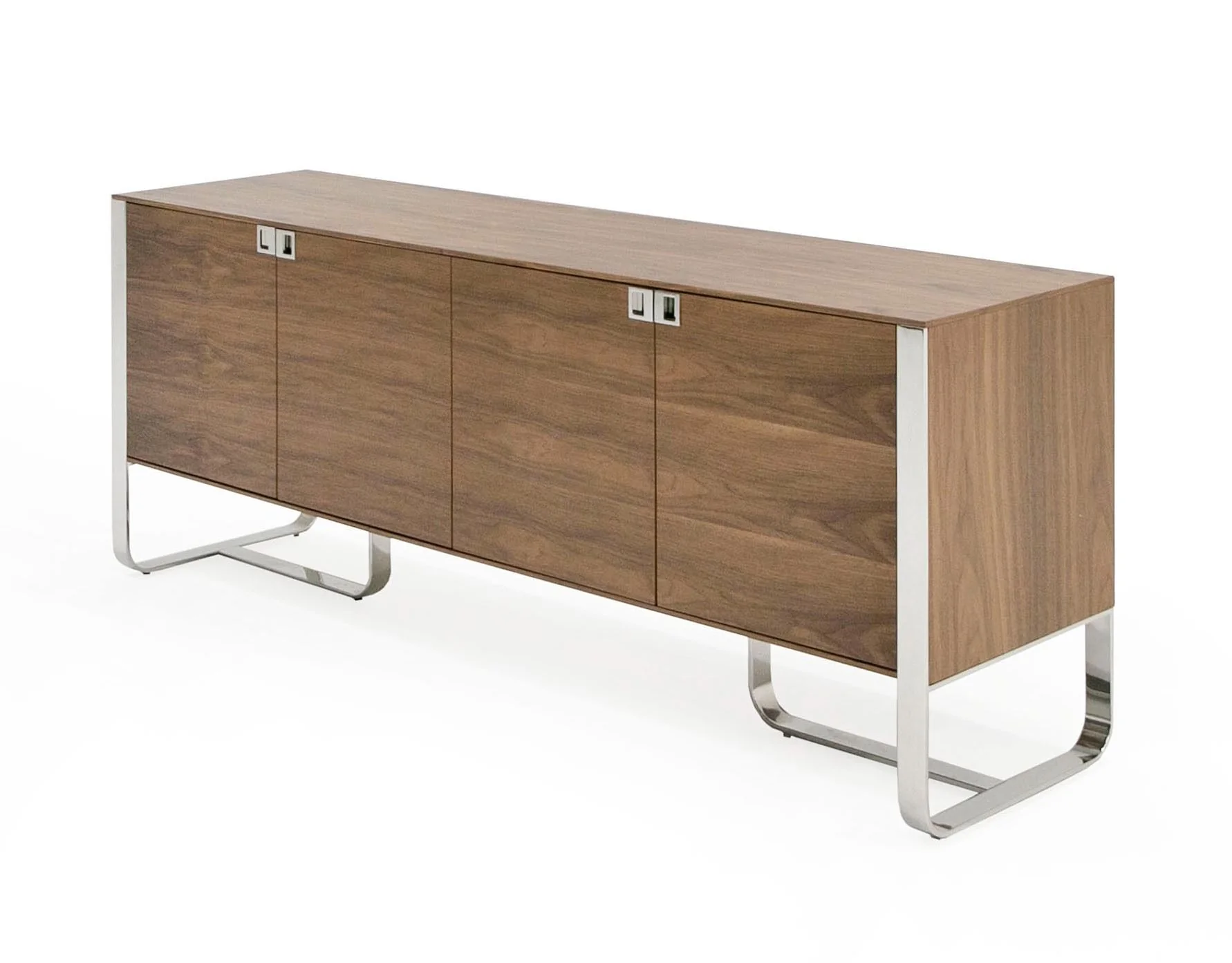 Modern Walnut Veneer Buffet - Image 2