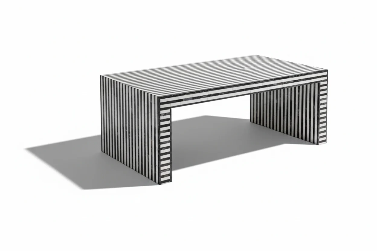 Monochrome Mosaic Coffee Table