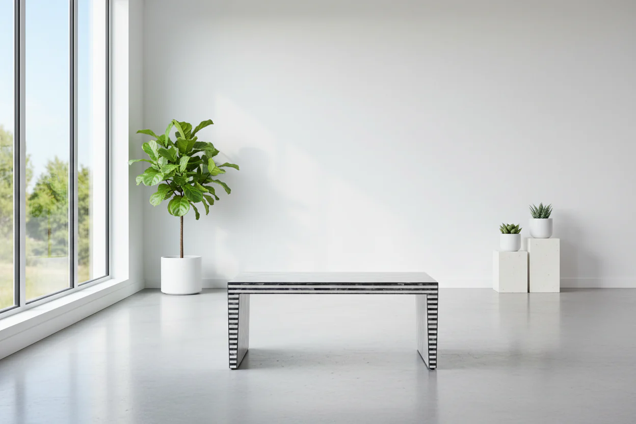 Monochrome Mosaic Coffee Table - Image 12