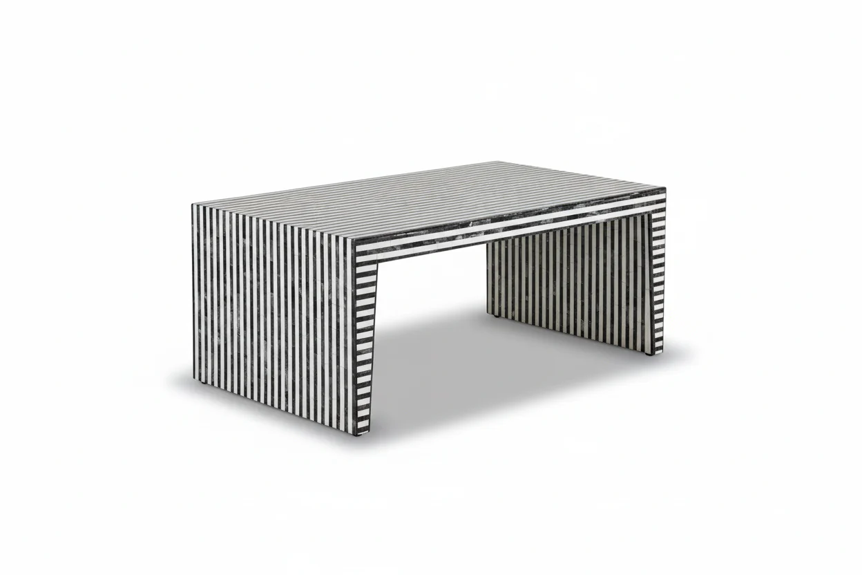 Monochrome Mosaic Coffee Table - Image 9