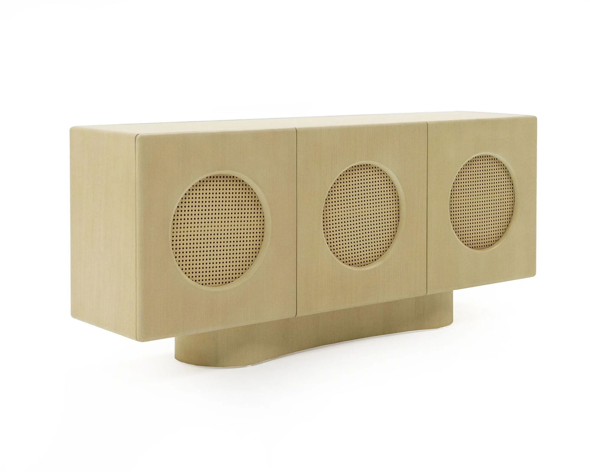 Natural Ash Rattan Buffet - Image 2