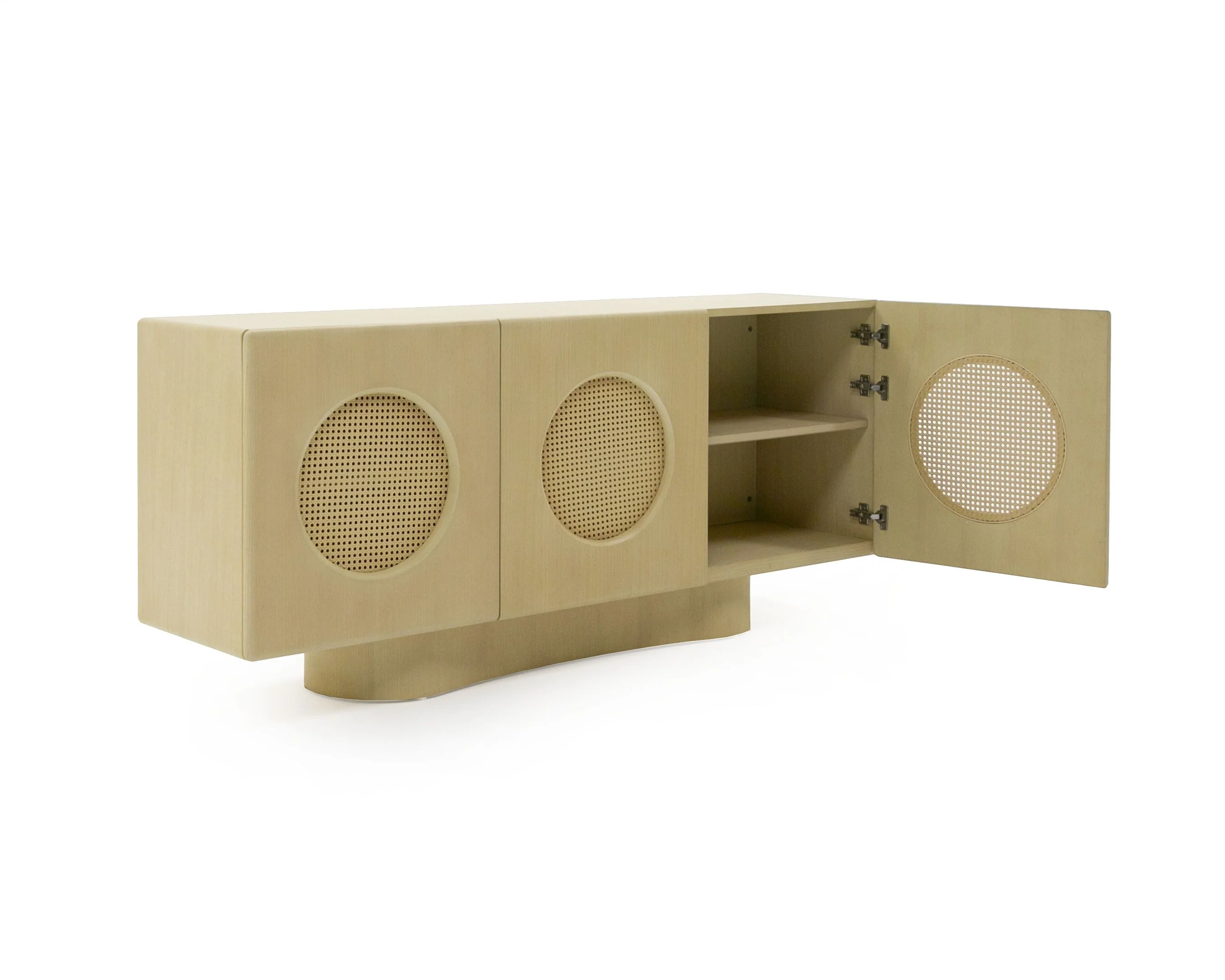 Natural Ash Rattan Buffet - Image 6