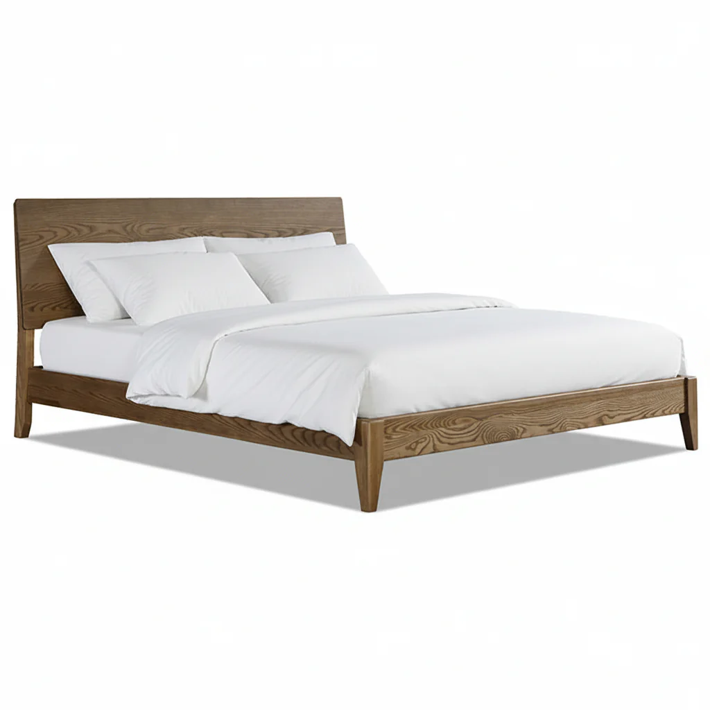 Natural Harmony Wooden Bed - Image 14