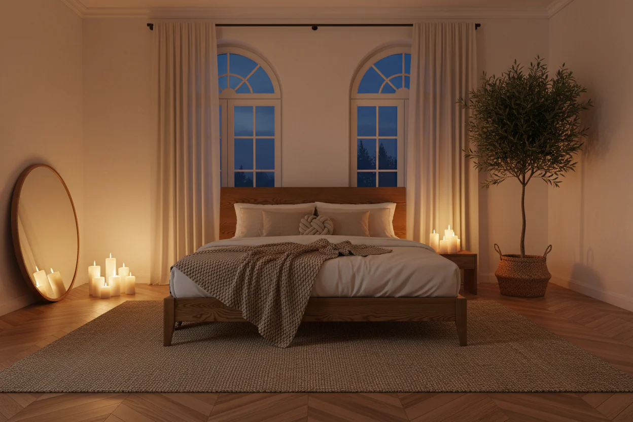 Natural Harmony Wooden Bed - Image 8