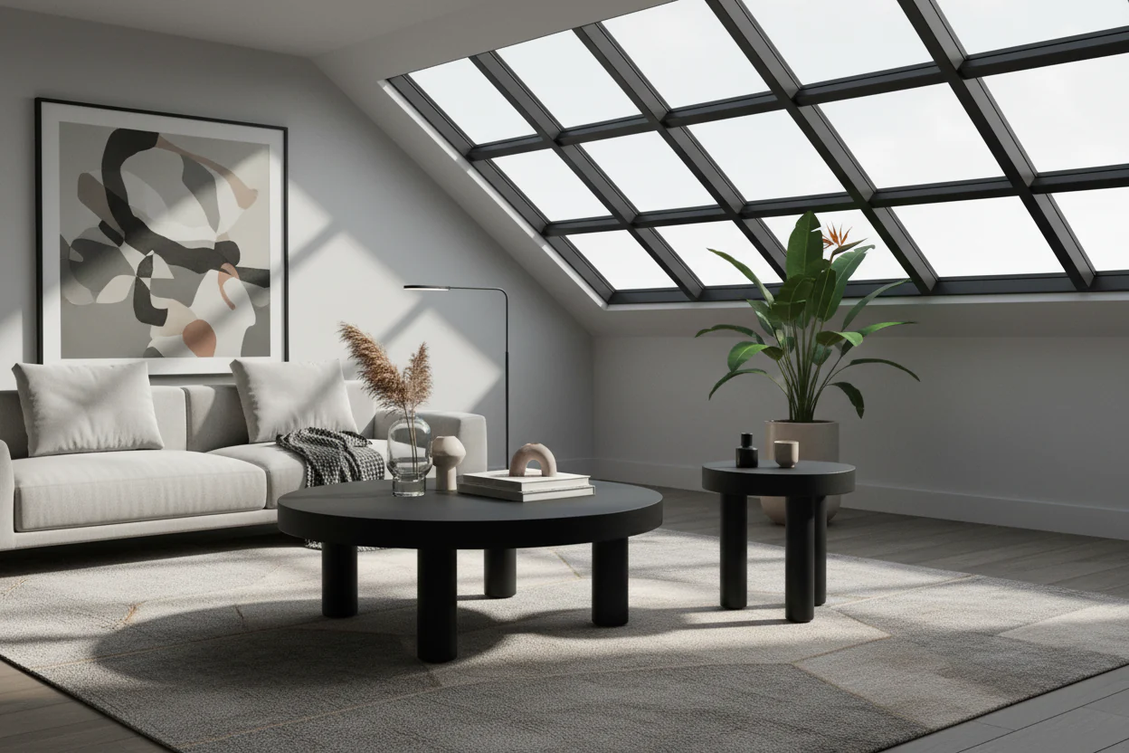 Nero Modern Coffee Table and Side Table Set - Image 11