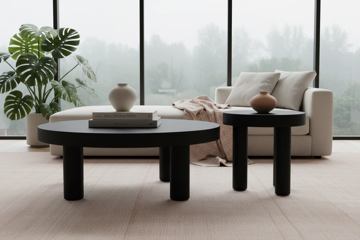 Nero Modern Coffee Table and Side Table Set - Image 12