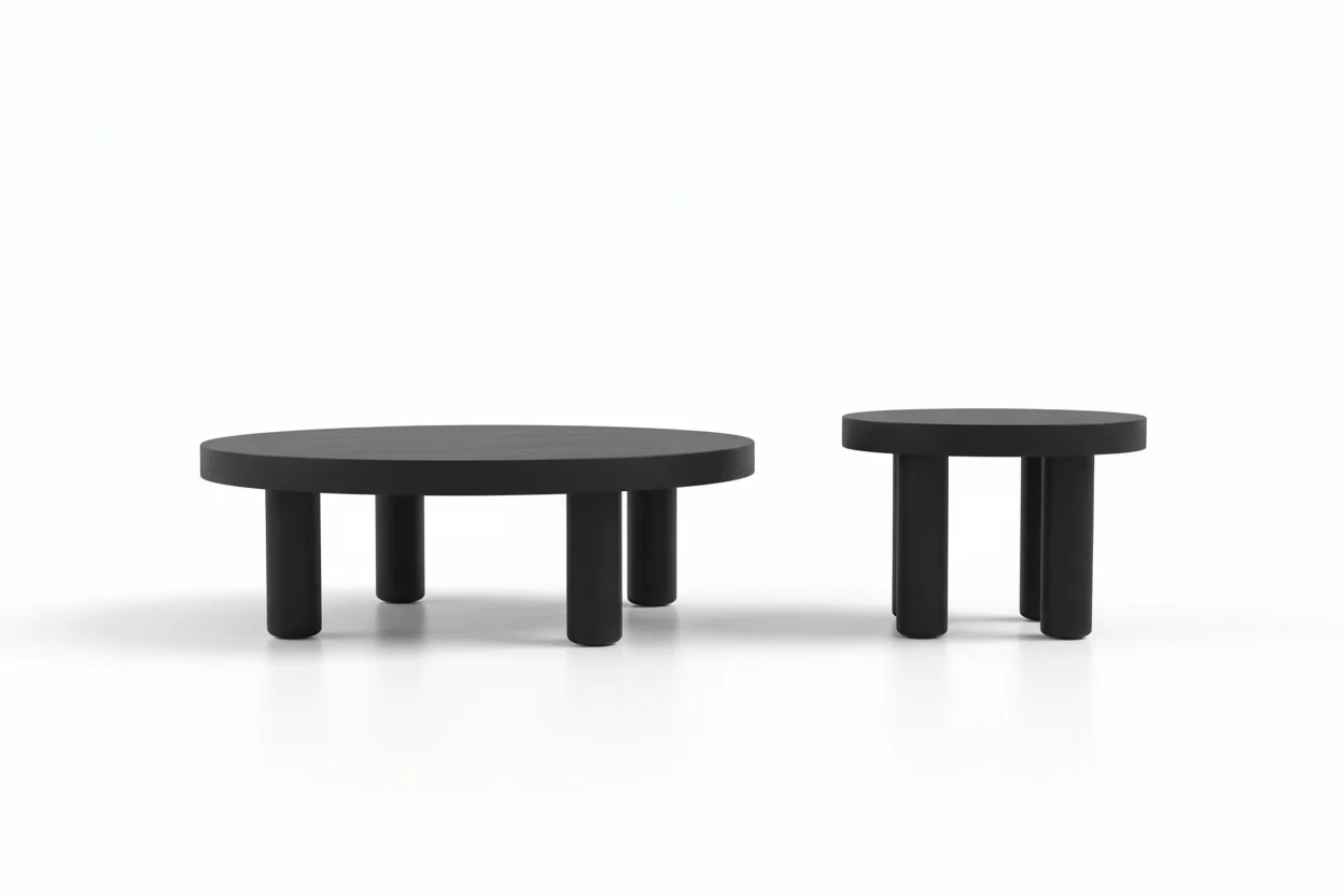 Nero Modern Coffee Table and Side Table Set - Image 17