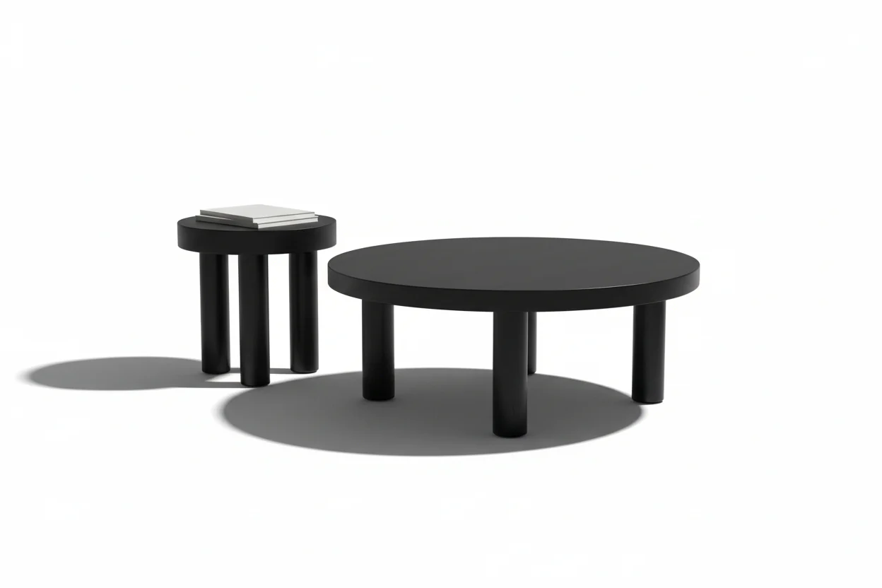 Nero Modern Coffee Table and Side Table Set - Image 18
