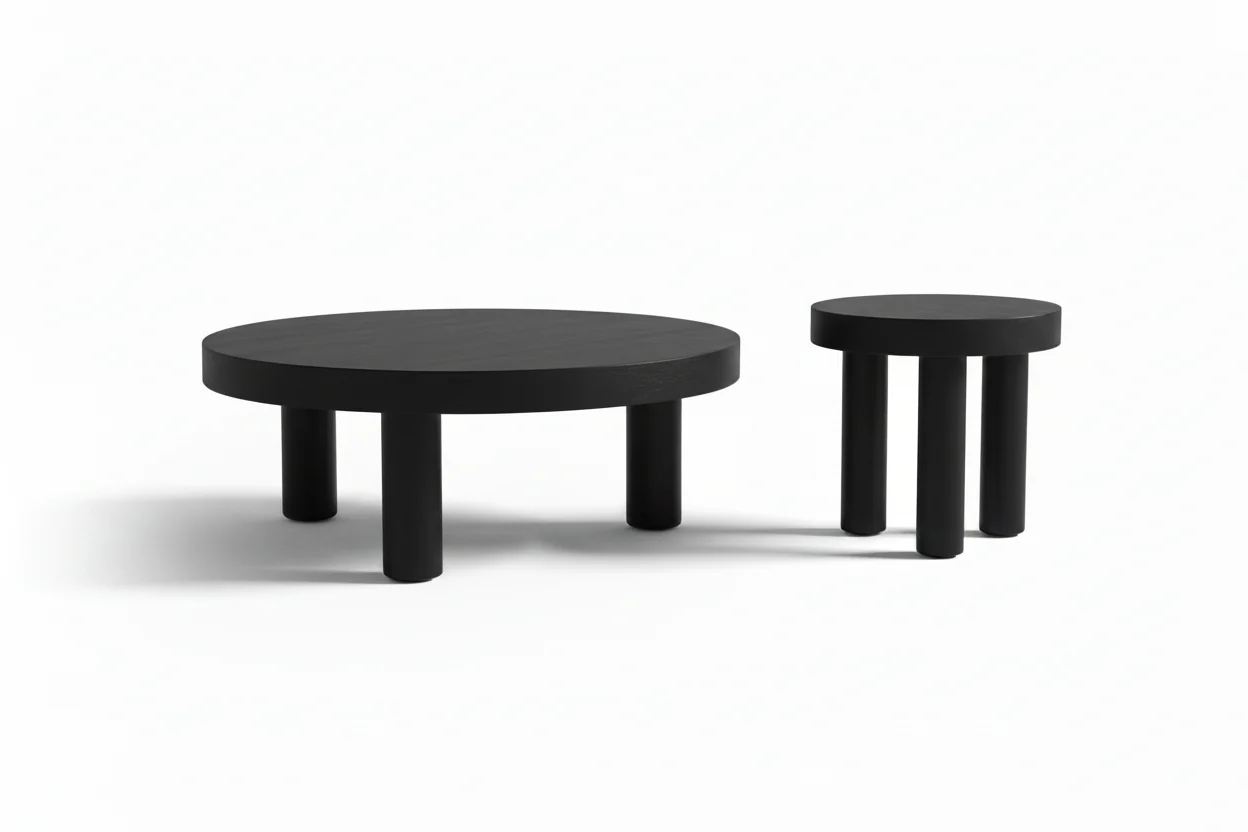 Nero Modern Coffee Table and Side Table Set - Image 19