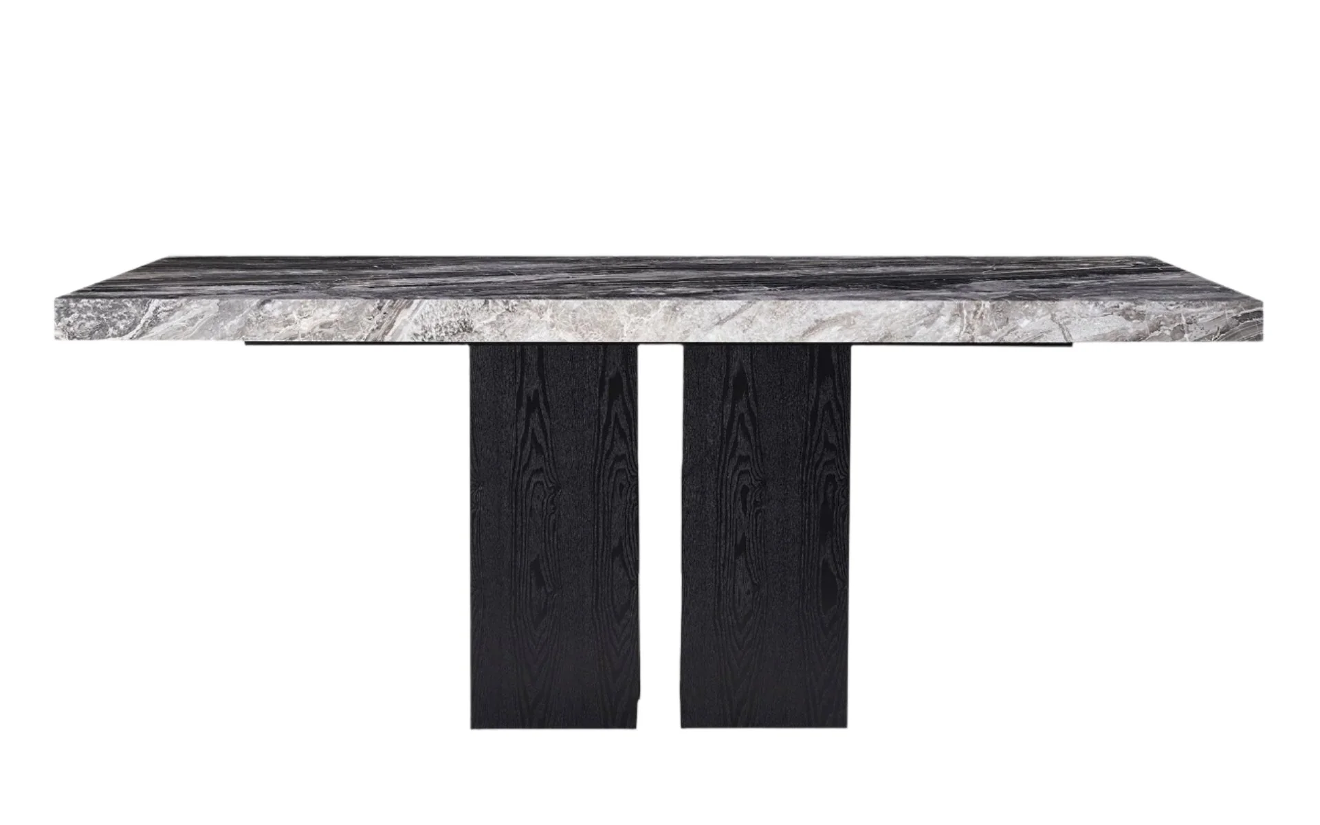 Noir Elegance Rectangle Dining Table
