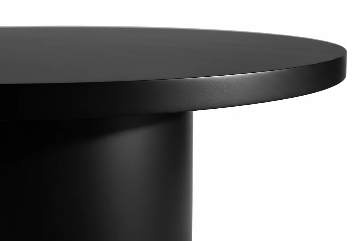 Noir Round Pedestal Dining Table - Image 14