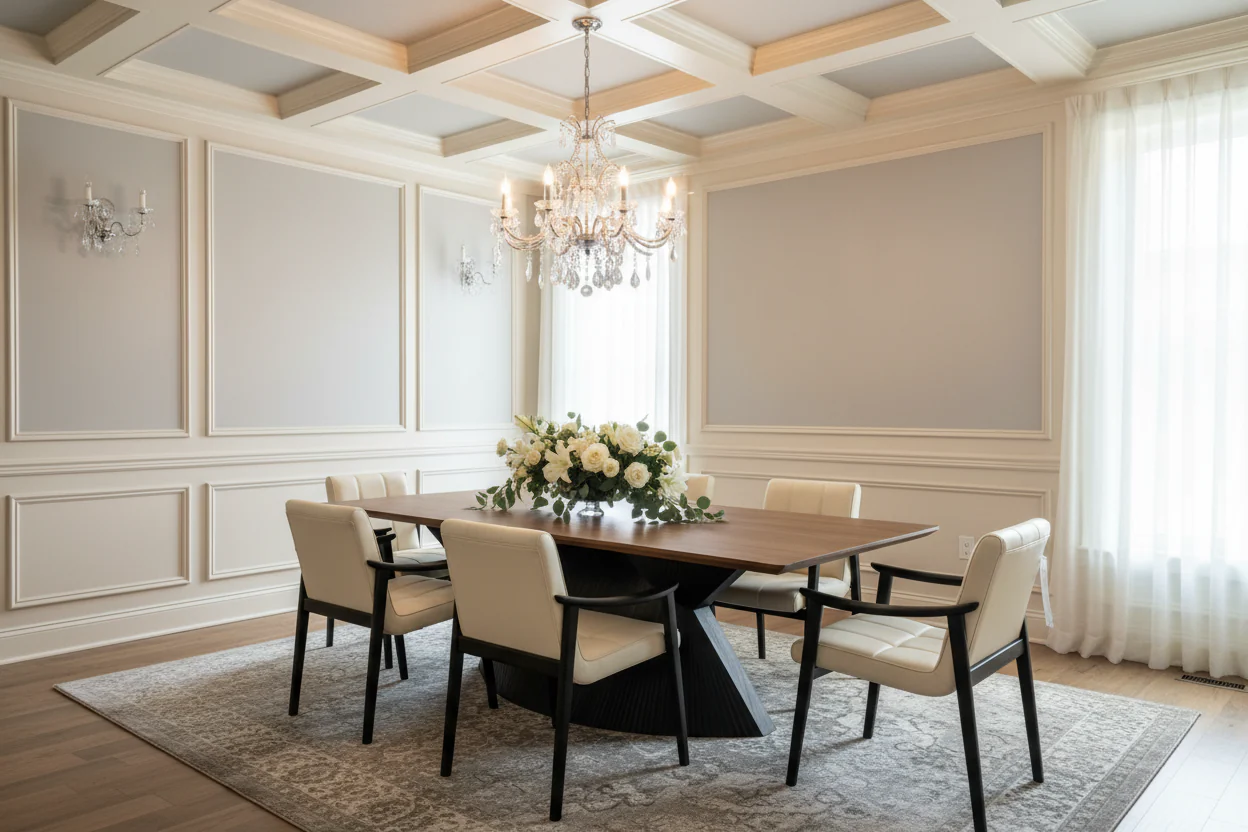 Noir Walnut Dining Table - Image 9