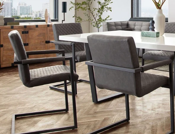 Nolan Industrial Dining Chair Set (2/Box) - Image 3
