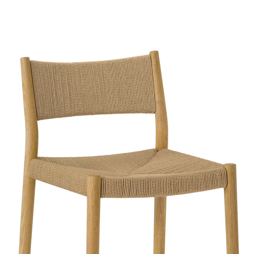 Nordic Design Woven bar Stool - Image 4