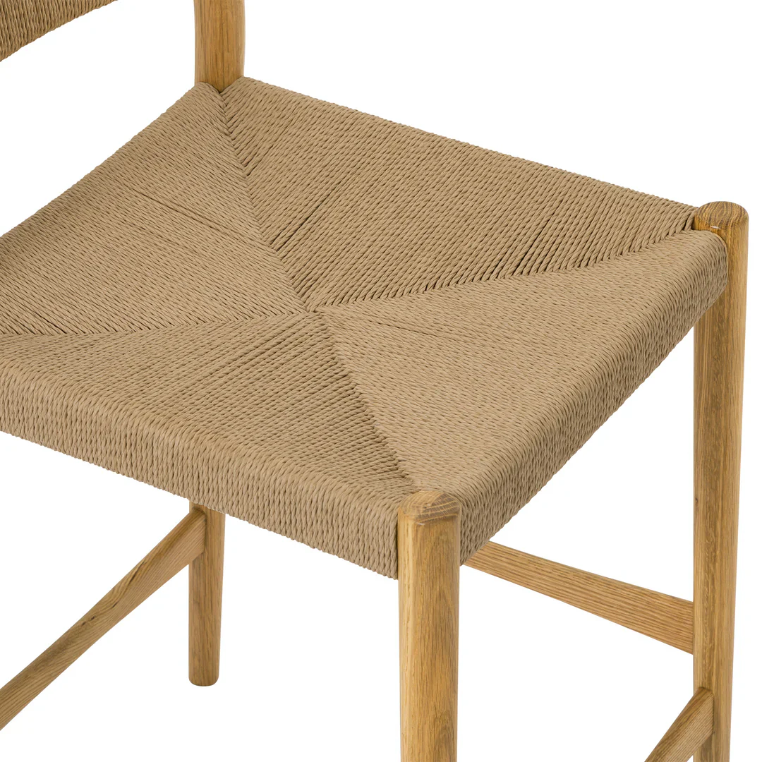 Nordic Design Woven bar Stool - Image 5