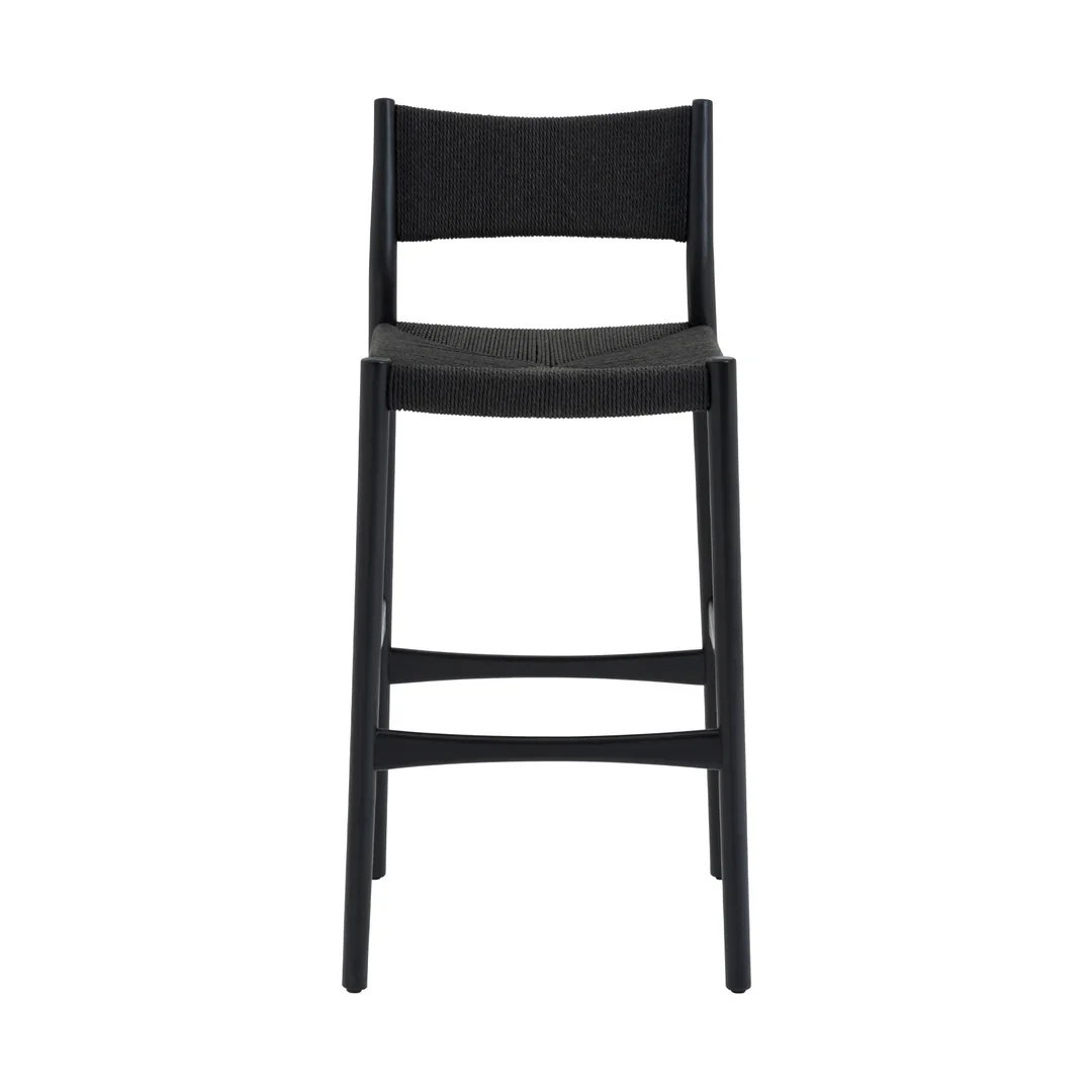 Nordic Design Woven bar Stool - Image 7