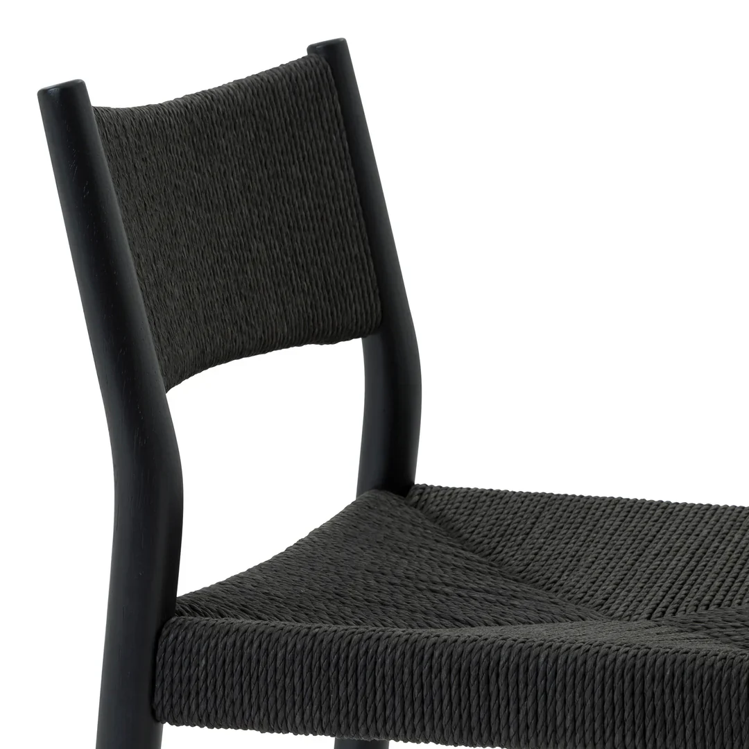 Nordic Design Woven bar Stool - Image 9