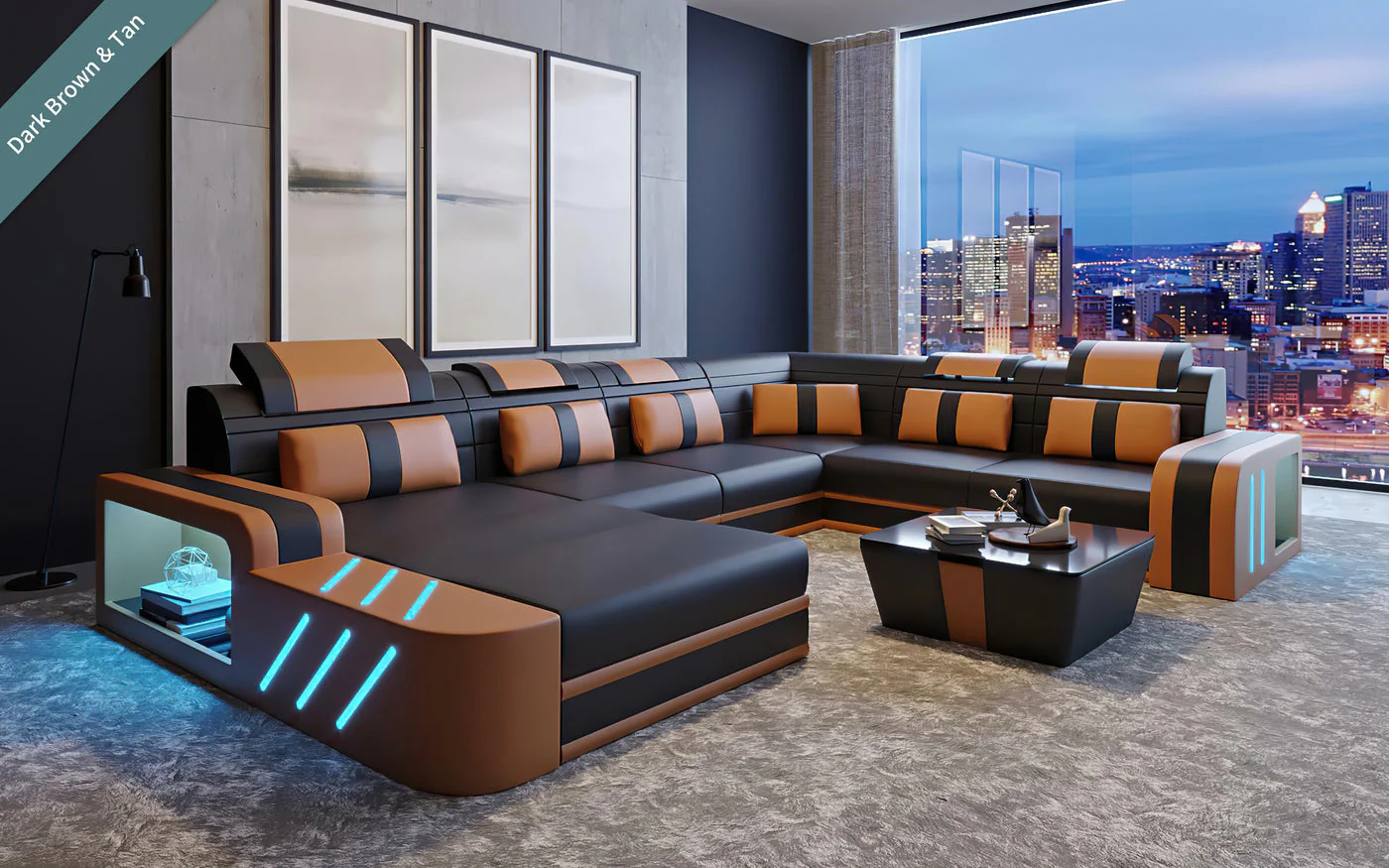 Nova Glow LED Sectional - Image 24