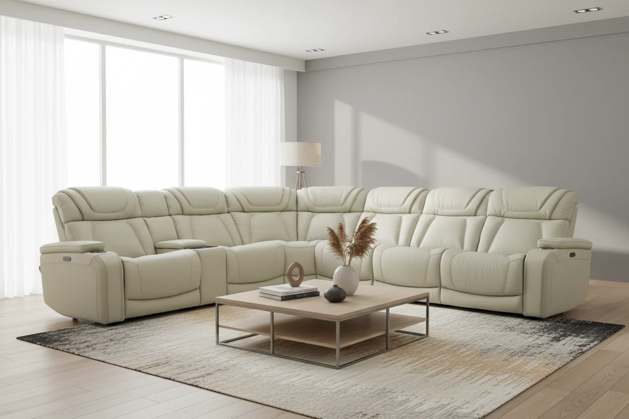 Olympic Modern Motion Reclining Sectional - Image 4