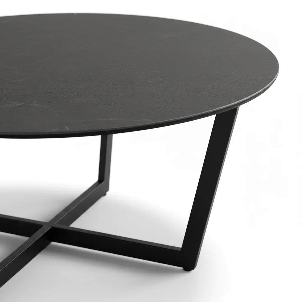 Onyx Minimalist Round Coffee Table Set - Image 16