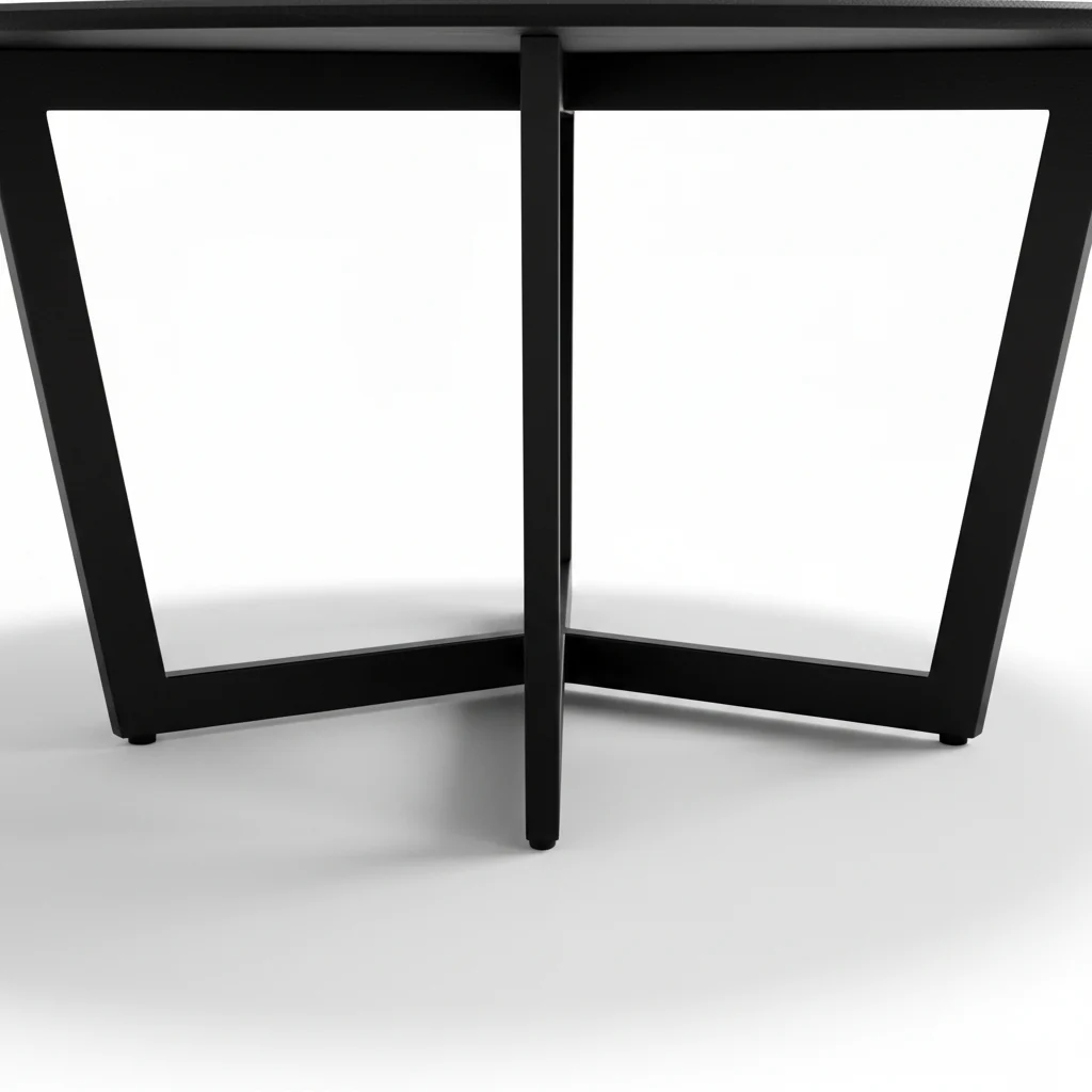 Onyx Minimalist Round Coffee Table Set - Image 17