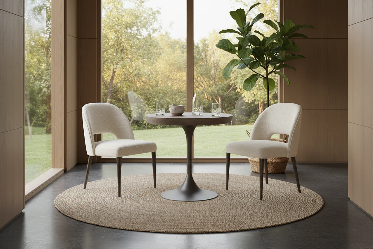 Orbit Industrial Round Dining Table/Side Table - Image 6