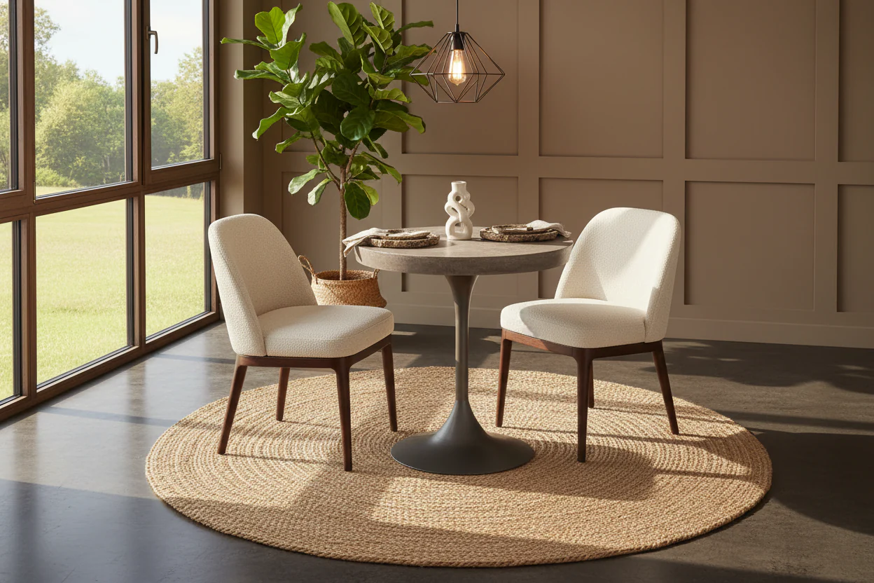 Orbit Industrial Round Dining Table/Side Table - Image 7